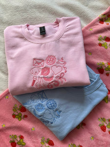 Sabrina Carpenter Inspired Unisex Embroidered Sweatshirt