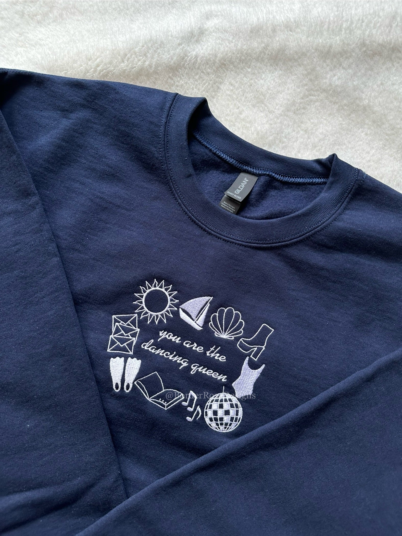 You Are The Dancing Queen Mamma Mia Unisex Embroidered Sweatshirt