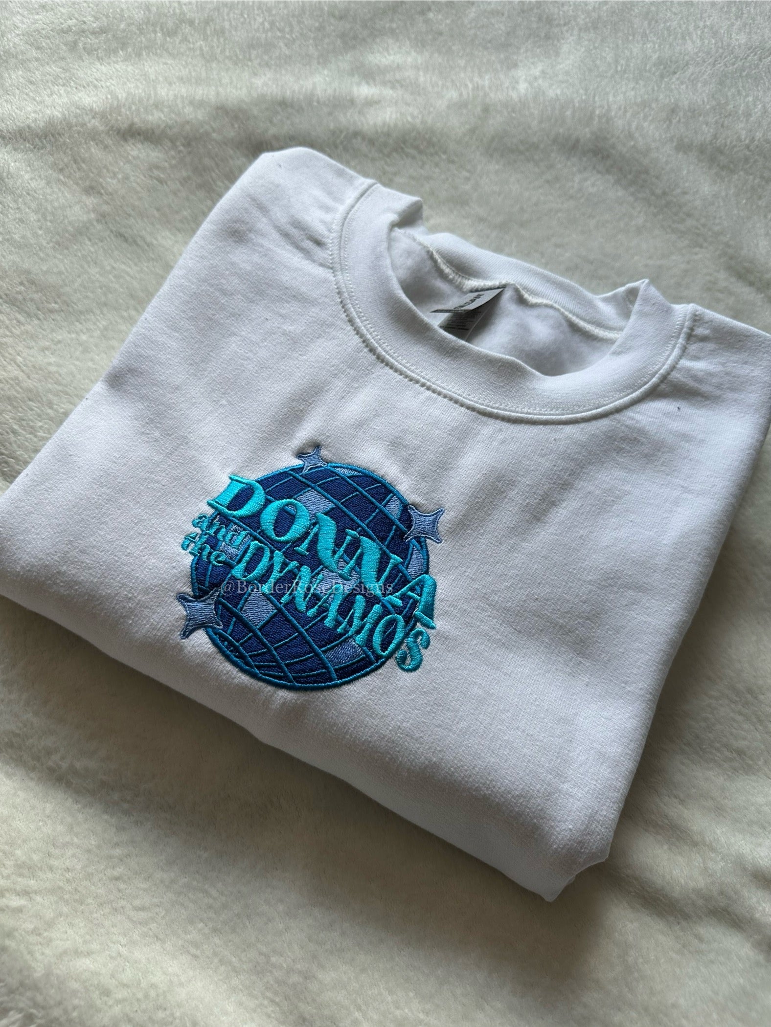 Donna and the Dynamos Mamma Mia Unisex Embroidered Sweatshirt