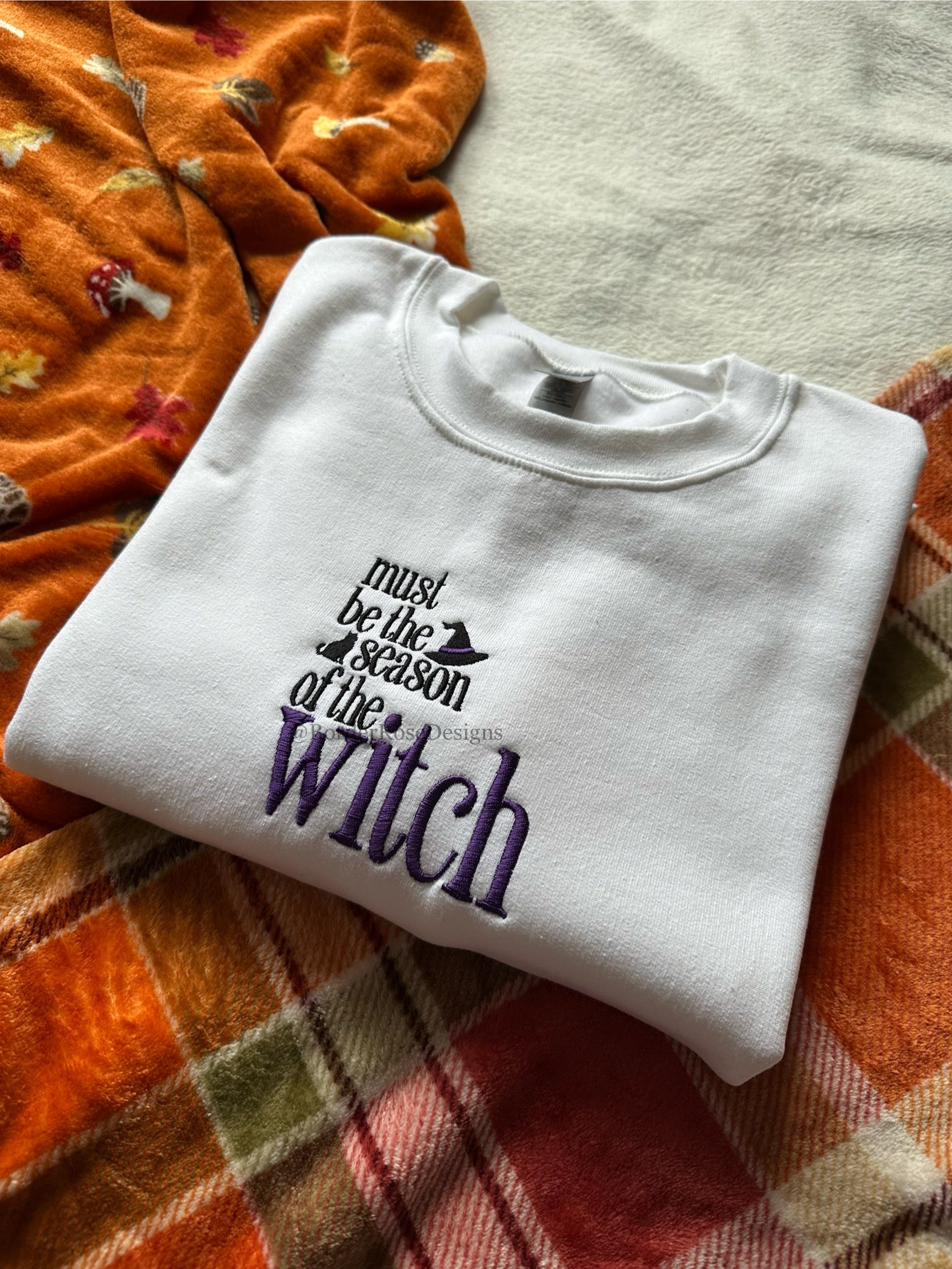 Season of the Witch Unisex Embroidered Sweatshirt