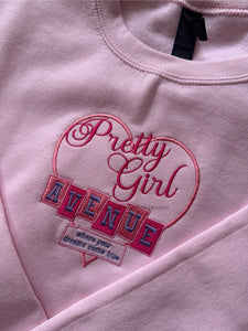 Pretty Girl Avenue House Tour Sabrina Carpenter Inspired Unisex Embroidered Sweatshirt