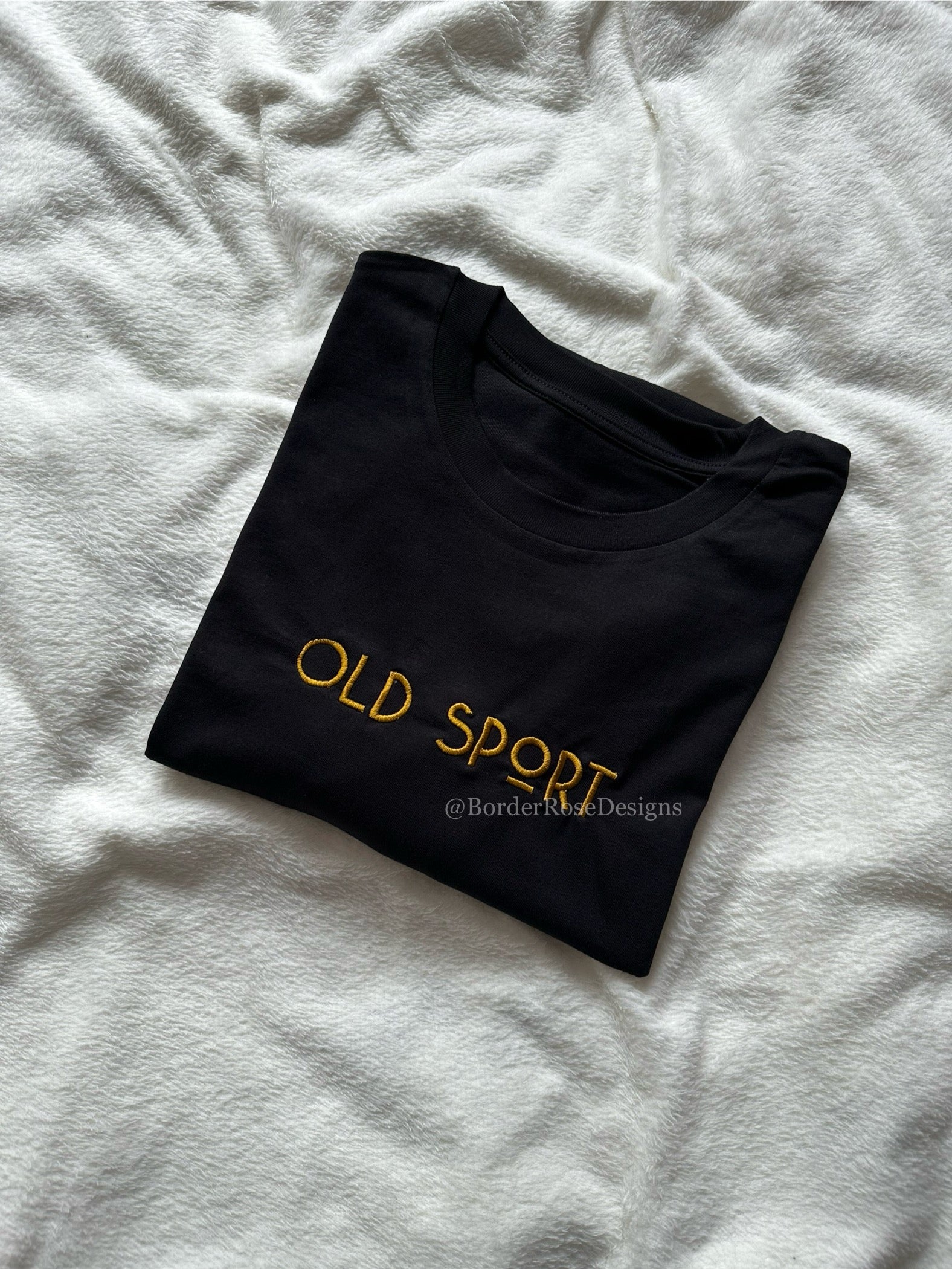 Old Sport The Great Gatsby Unisex Embroidered T Shirt