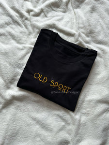 Old Sport The Great Gatsby Unisex Embroidered T Shirt
