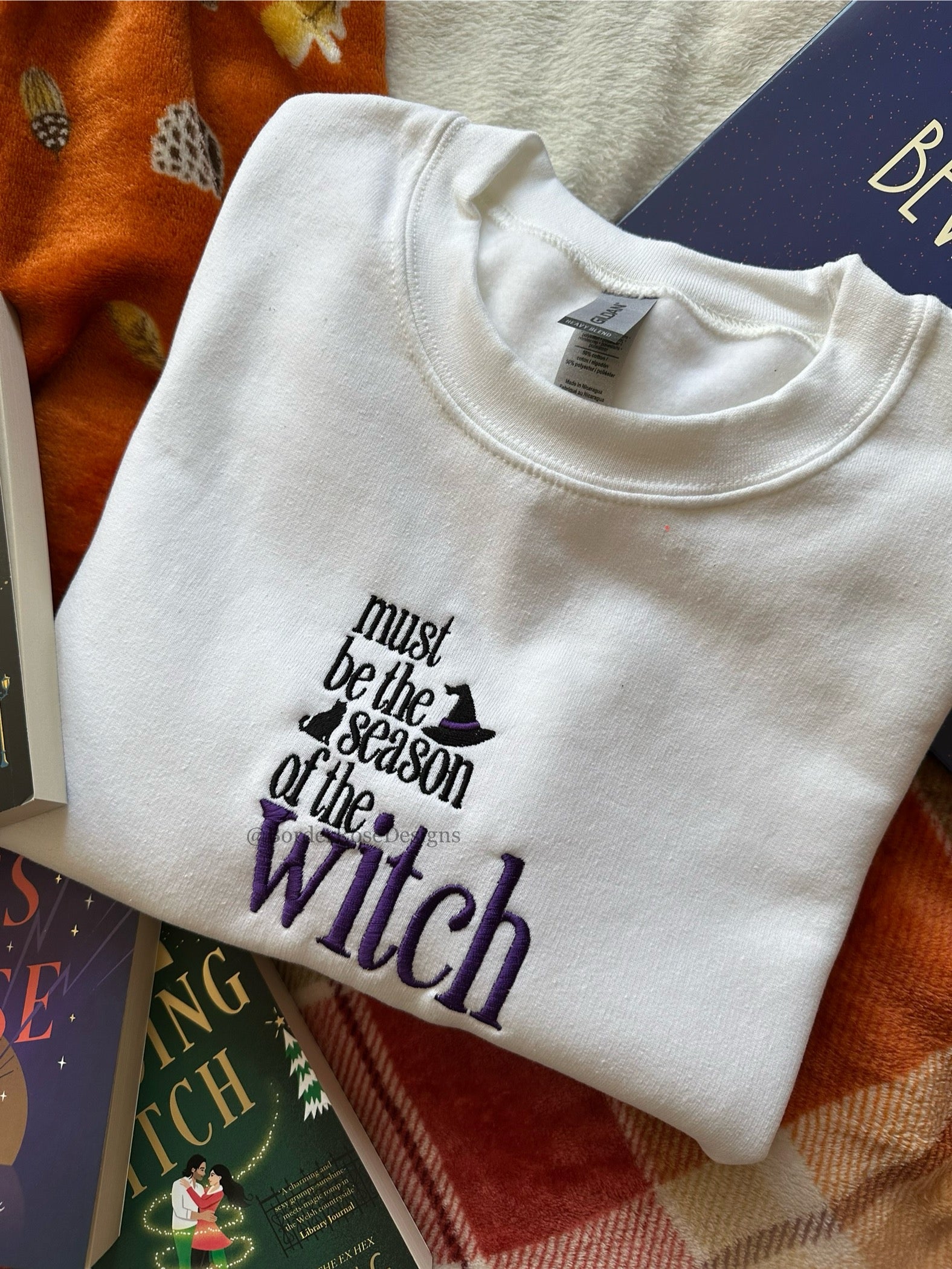 Season of the Witch Unisex Embroidered Sweatshirt