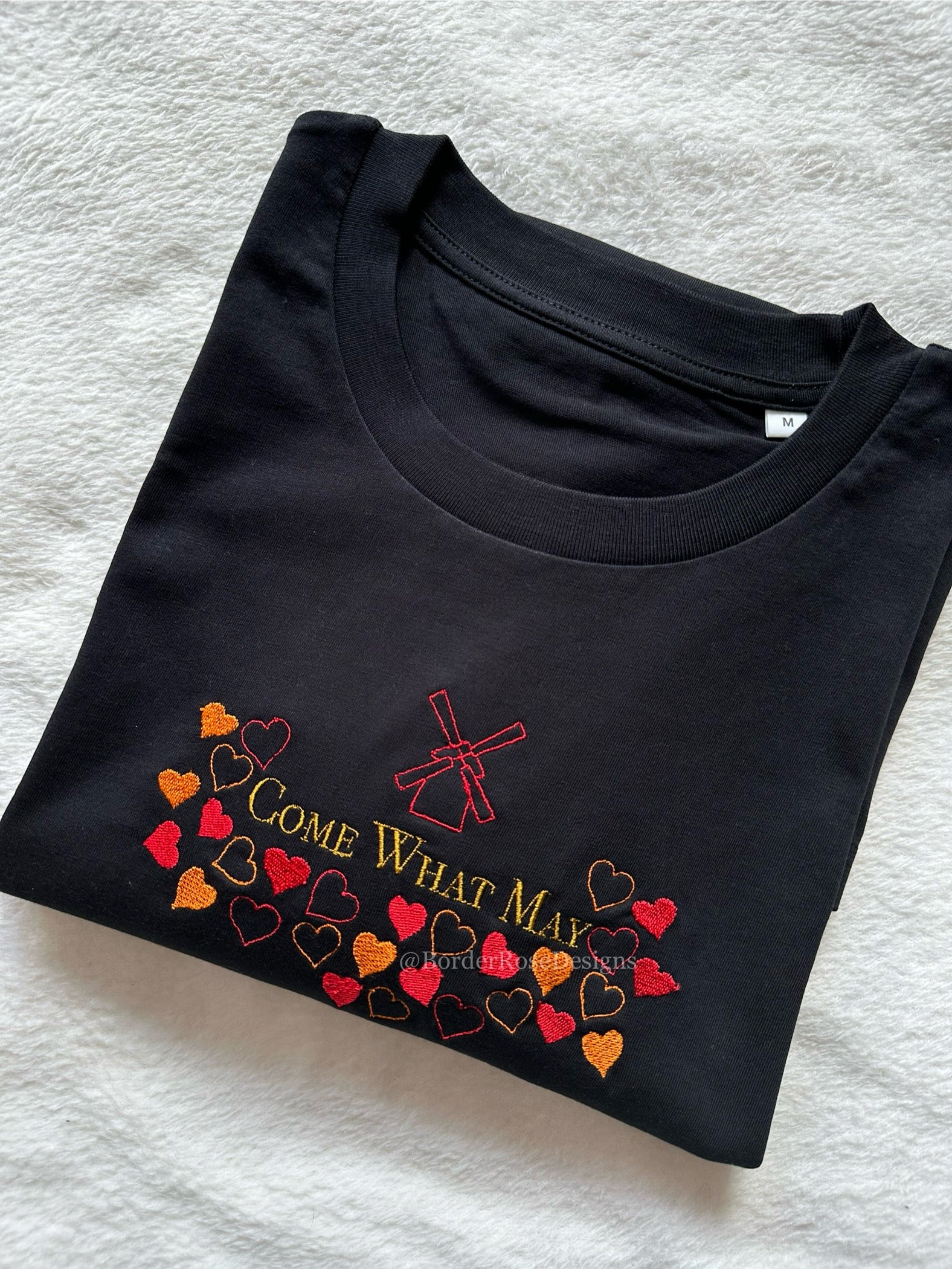 Come What May Moulin Rouge Unisex Embroidered T Shirt