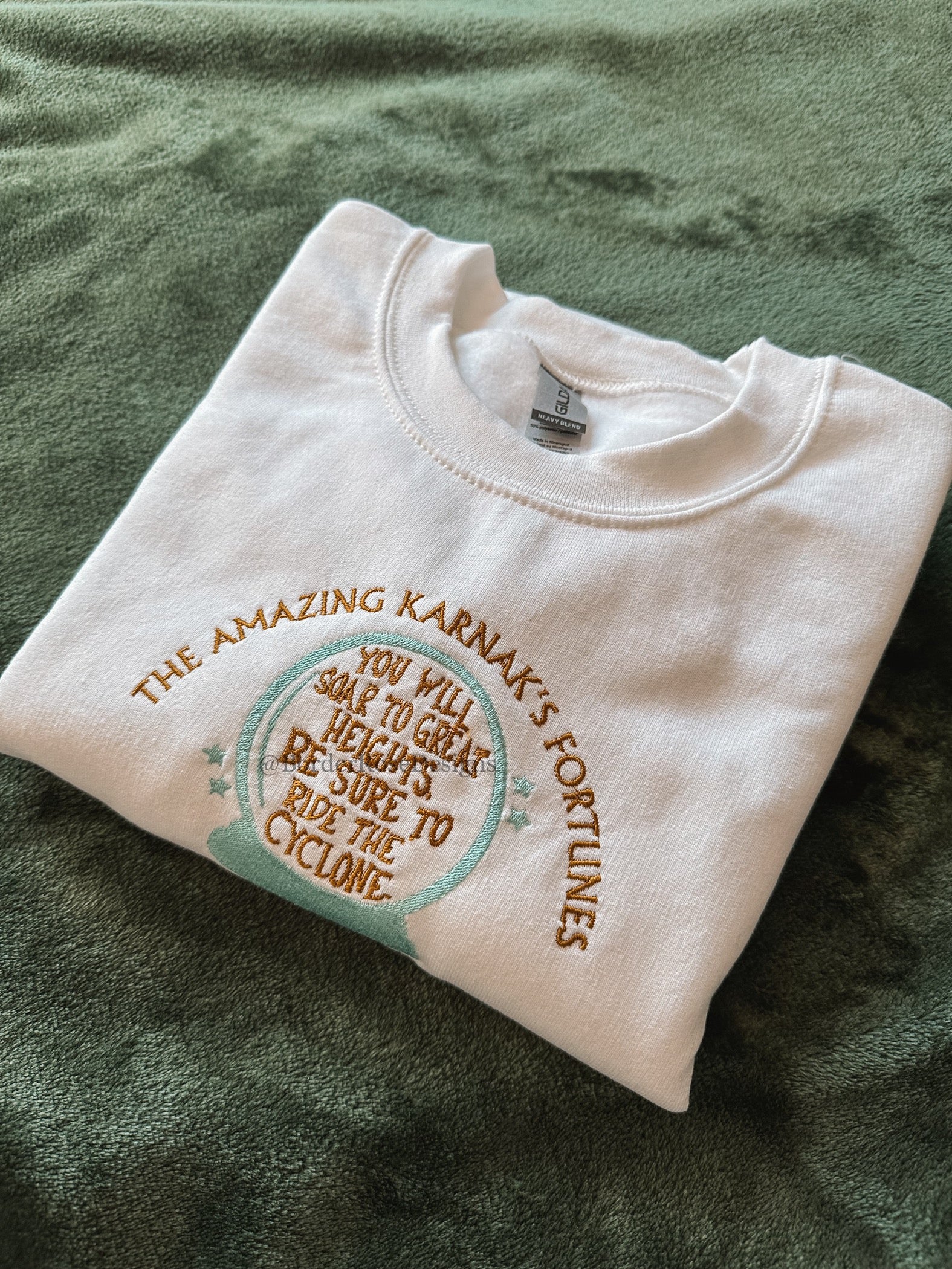 The Amazing Karnak Ride The Cyclone Unisex Embroidered Sweatshirt