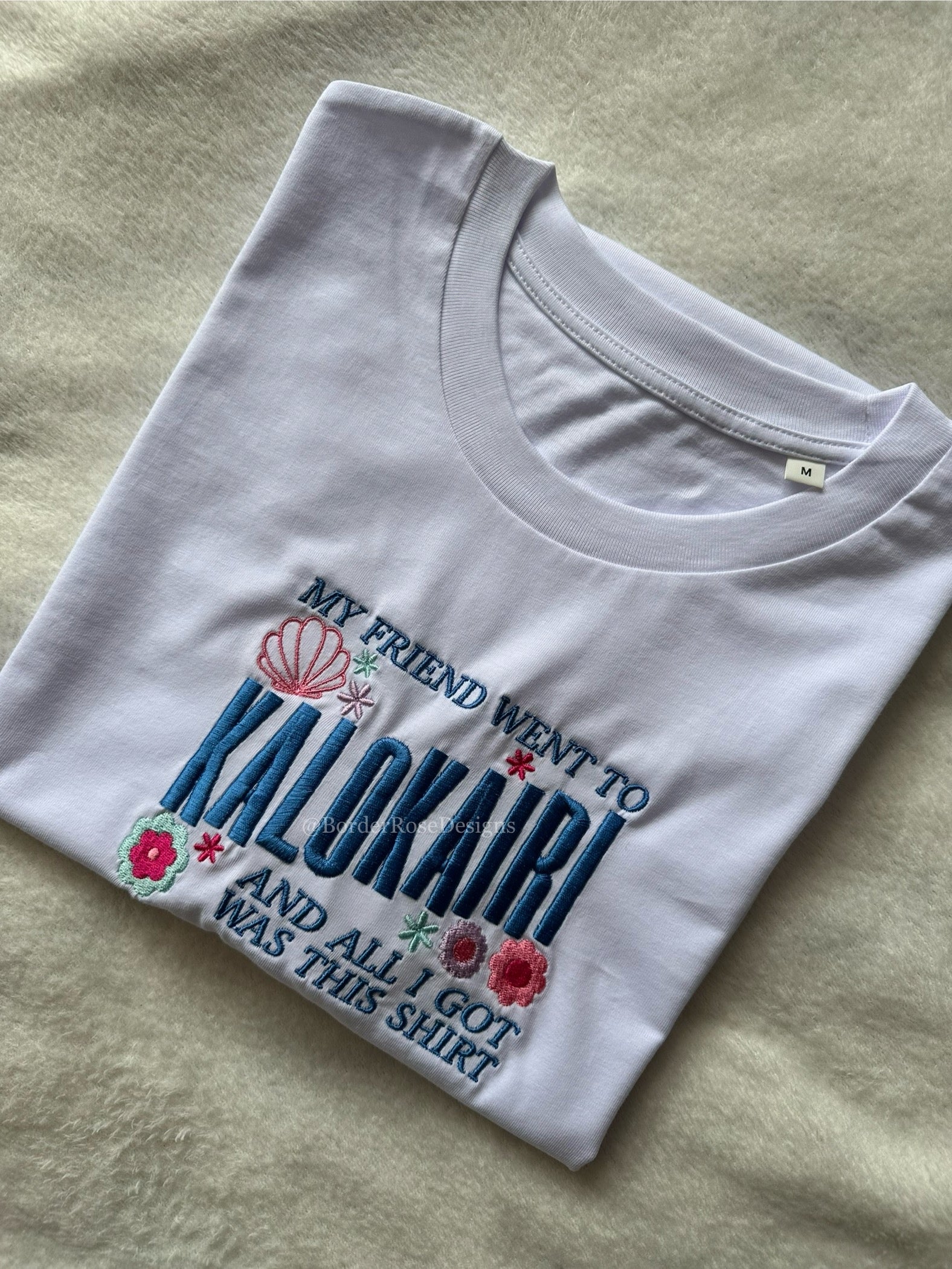 Kalokairi Souvenir Mamma Mia Unisex Embroidered T Shirt