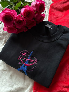 L'Amour Moulin Rouge Unisex Embroidered Sweatshirt