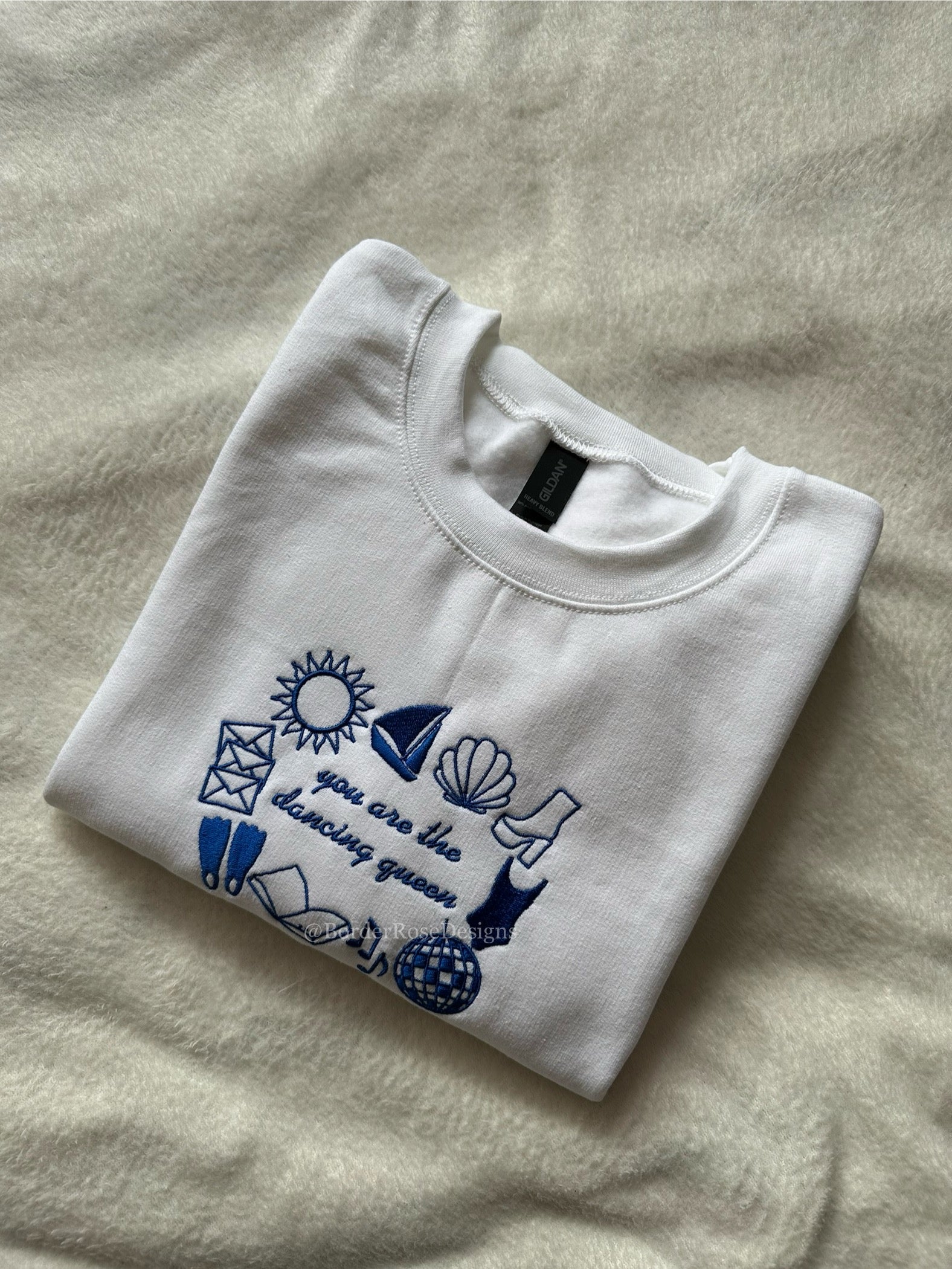 You Are The Dancing Queen Mamma Mia Unisex Embroidered Sweatshirt