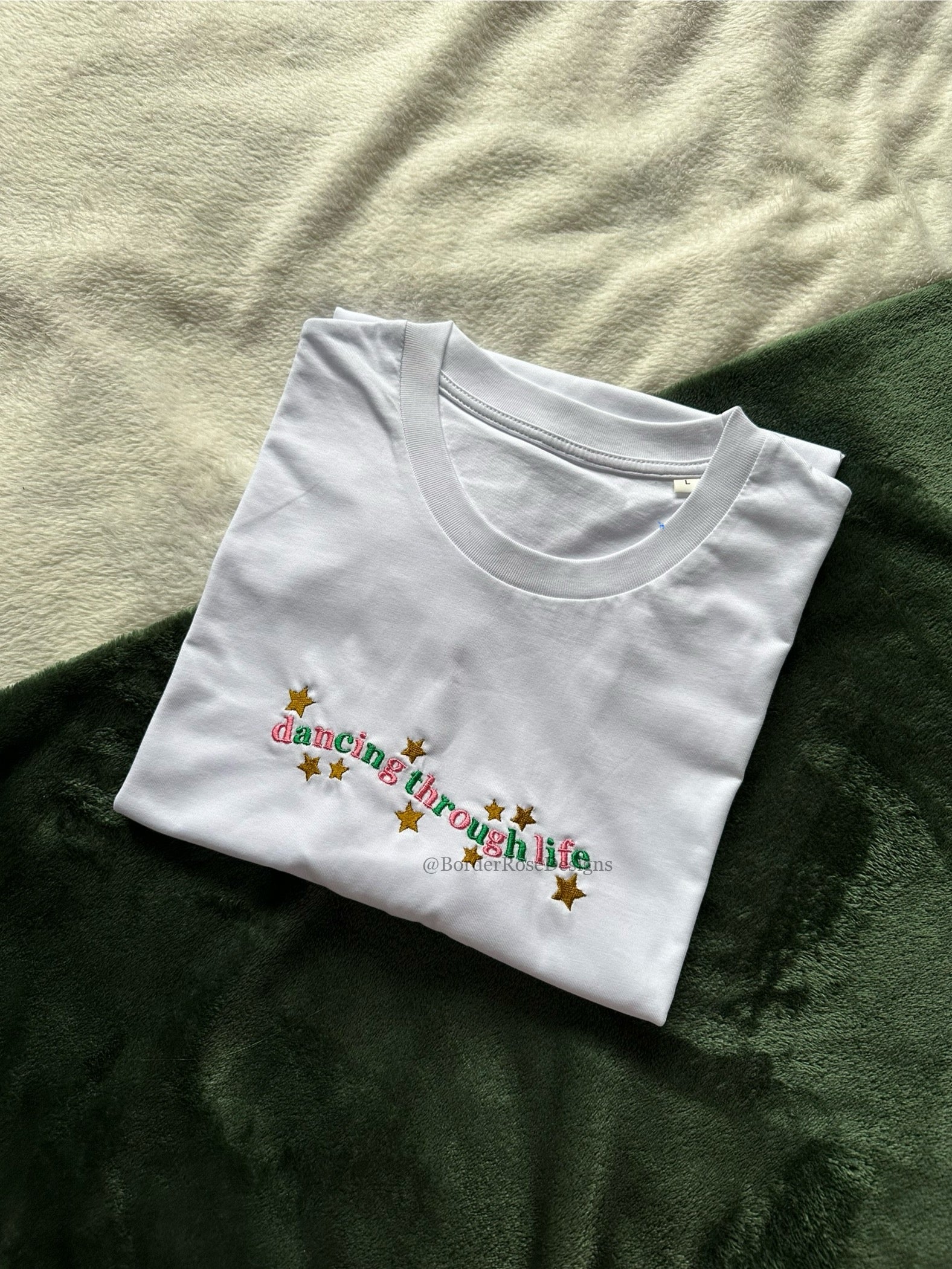 Dancing Through Life Wicked Unisex Embroidered T Shirt