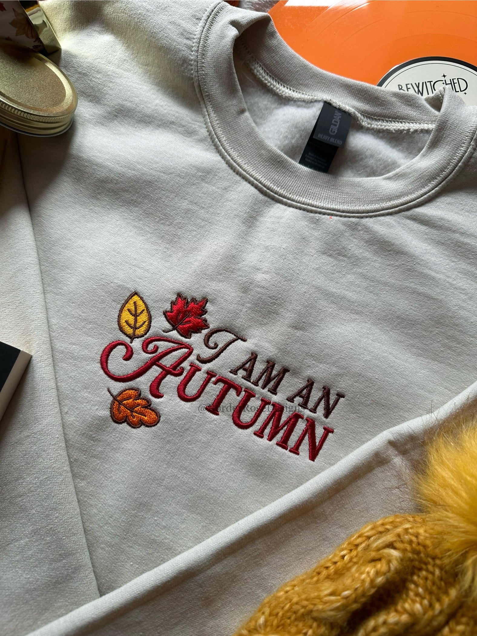 I Am An Autumn Gilmore Girls Unisex Embroidered Sweatshirt