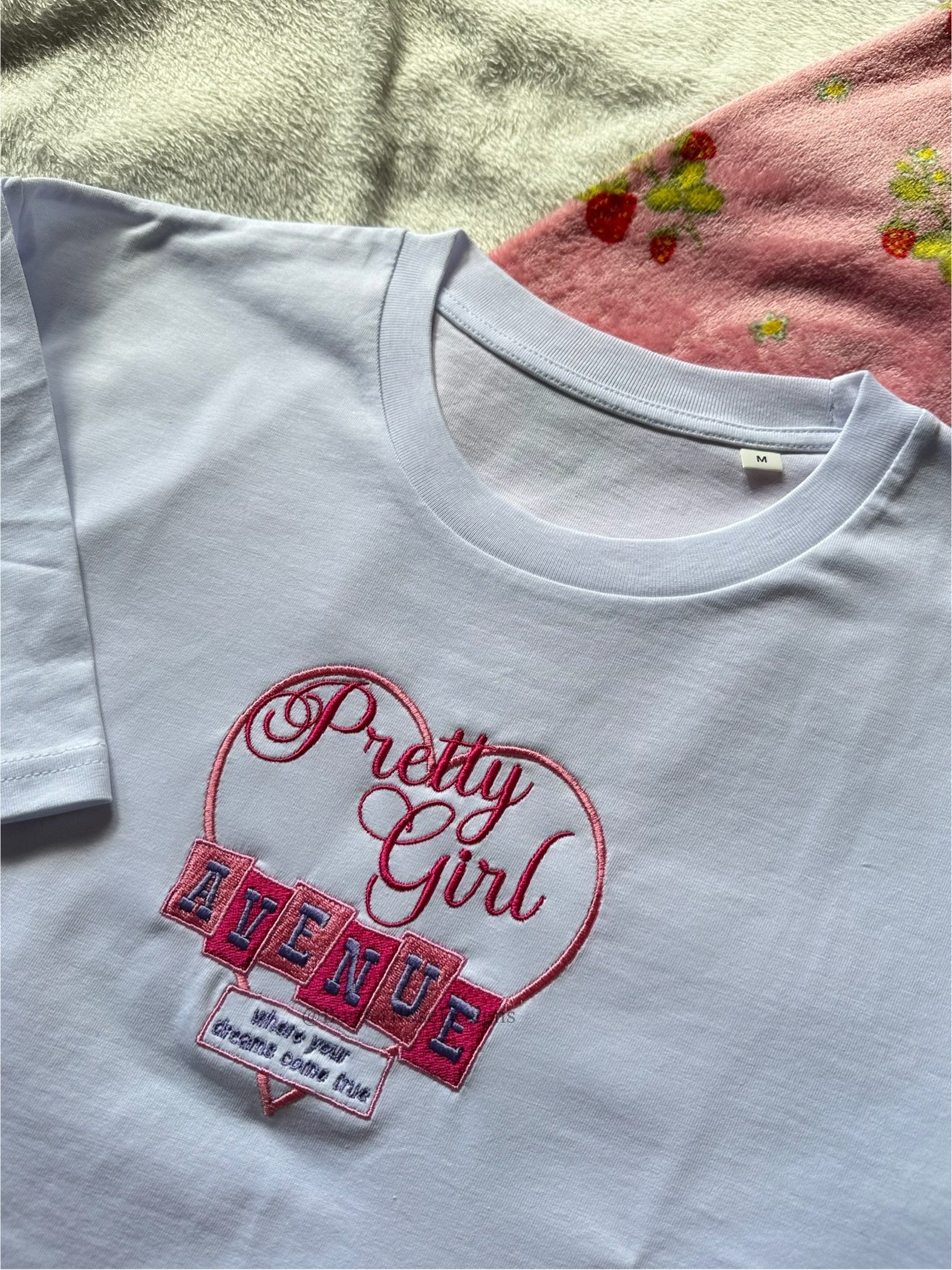 Pretty Girl Avenue House Tour Sabrina Carpenter Inspired Unisex Embroidered T Shirt