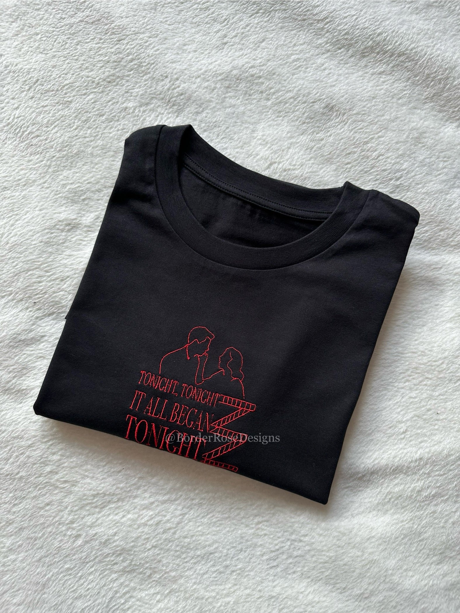 West Side Story Tonight Unisex Embroidered T Shirt