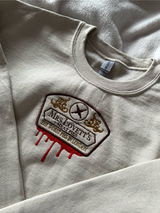 Mrs Lovett's Meat Pies Sweeney Todd Unisex Embroidered Sweatshirt