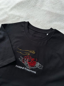 Hades & Persephone Hadestown Unisex Embroidered T Shirt