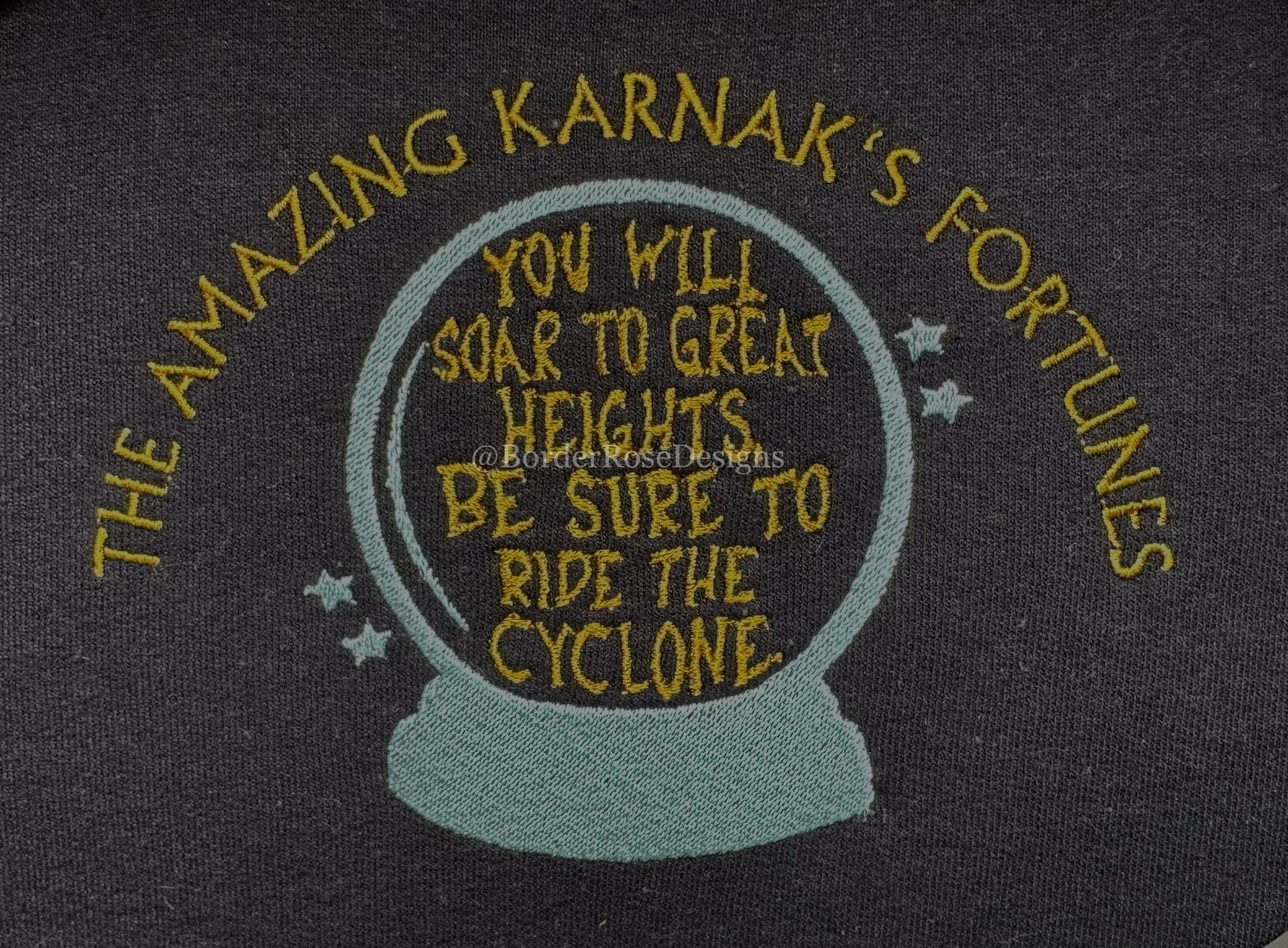 The Amazing Karnak Ride The Cyclone Unisex Embroidered Sweatshirt