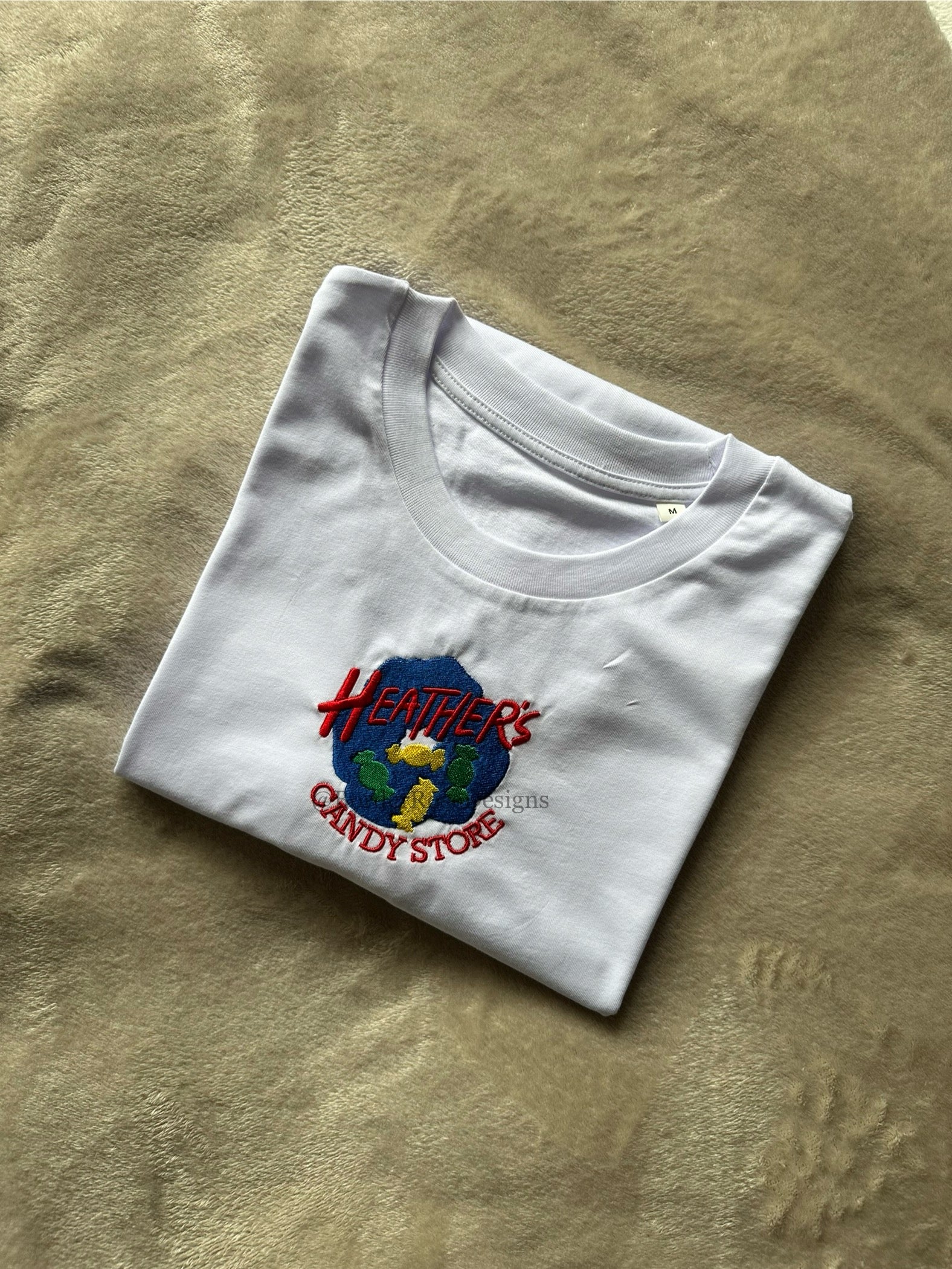 Candy Store Heathers Unisex Embroidered T Shirt