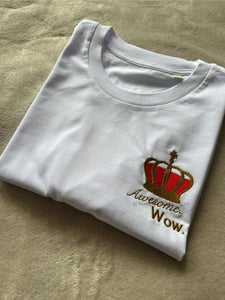 King George Hamilton Unisex Embroidered T Shirt