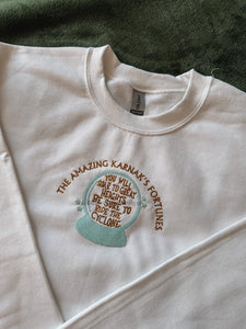 The Amazing Karnak Ride The Cyclone Unisex Embroidered Sweatshirt