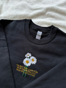 Beautiful Fool Daisy The Great Gatsby Unisex Embroidered Sweatshirt
