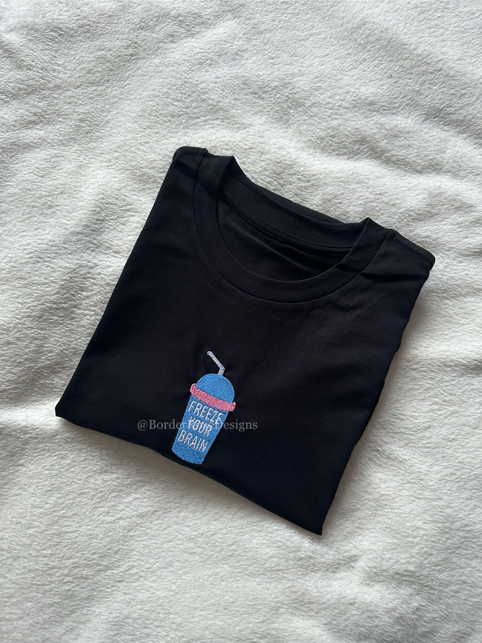 Freeze Your Brain Heathers Unisex Embroidered T Shirt