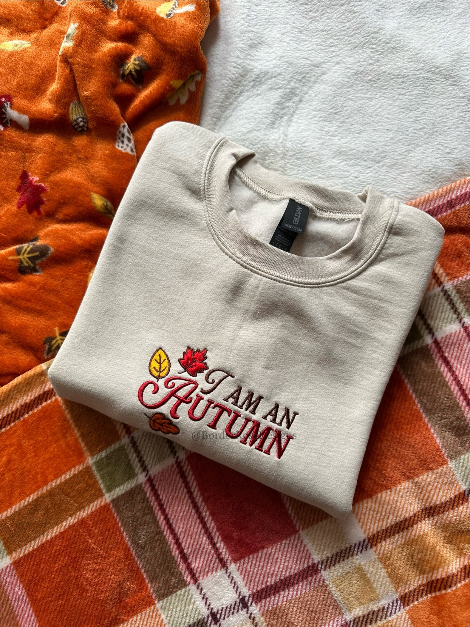 I Am An Autumn Gilmore Girls Unisex Embroidered Sweatshirt