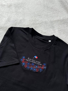 Rain Will Make The Flowers Grow Les Misérables Unisex Embroidered T Shirt