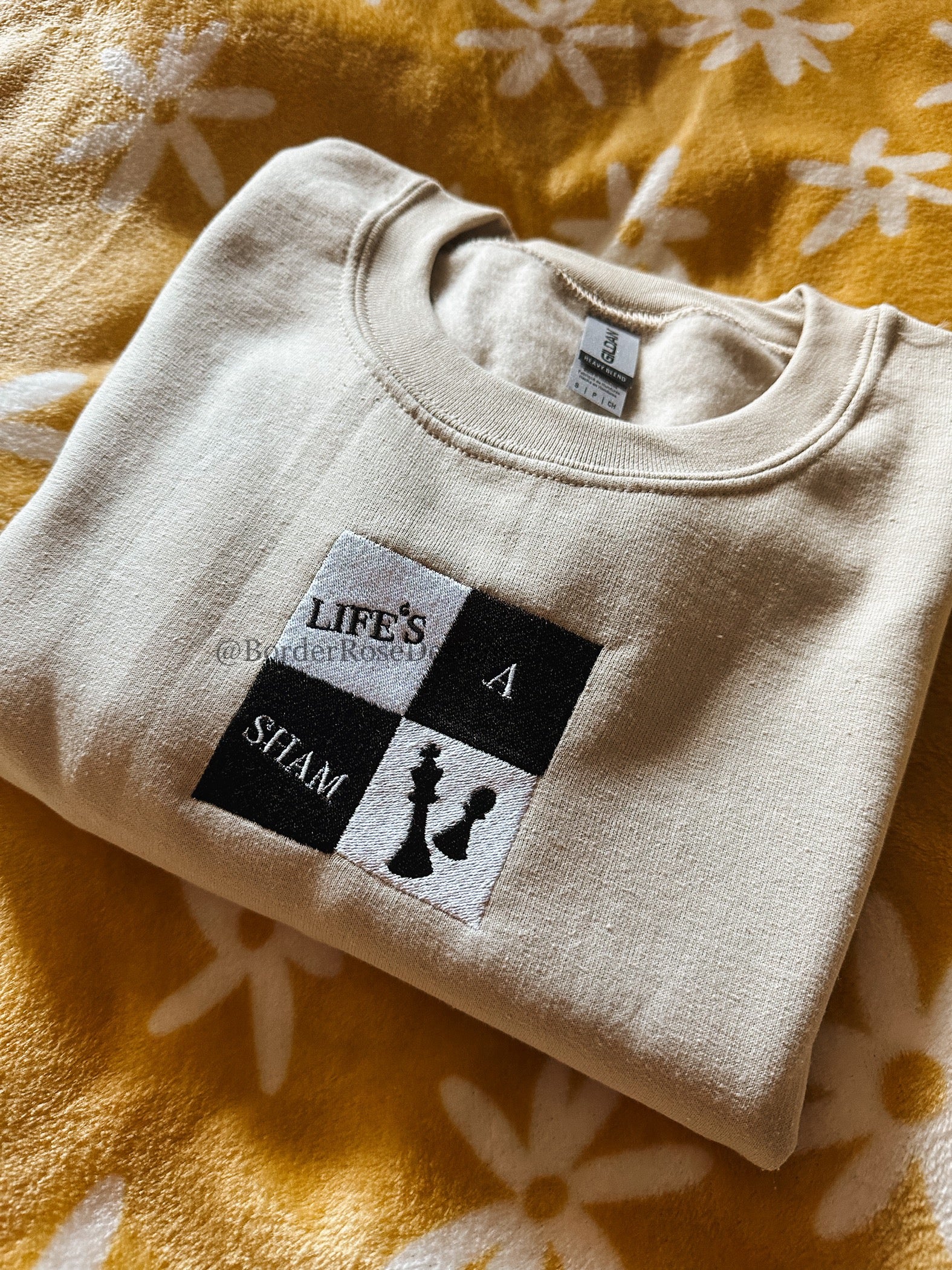 Life's A Sham Falsettos Unisex Embroidered Sweatshirt