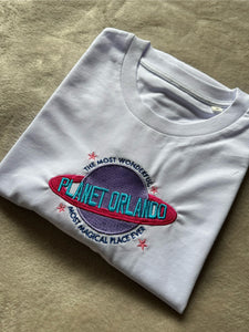 Planet Orlando Book of Mormon Musical Unisex Embroidered T Shirt
