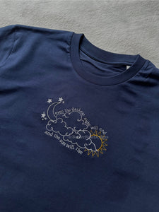 The Sun Will Rise Les Misérables Unisex Embroidered T Shirt