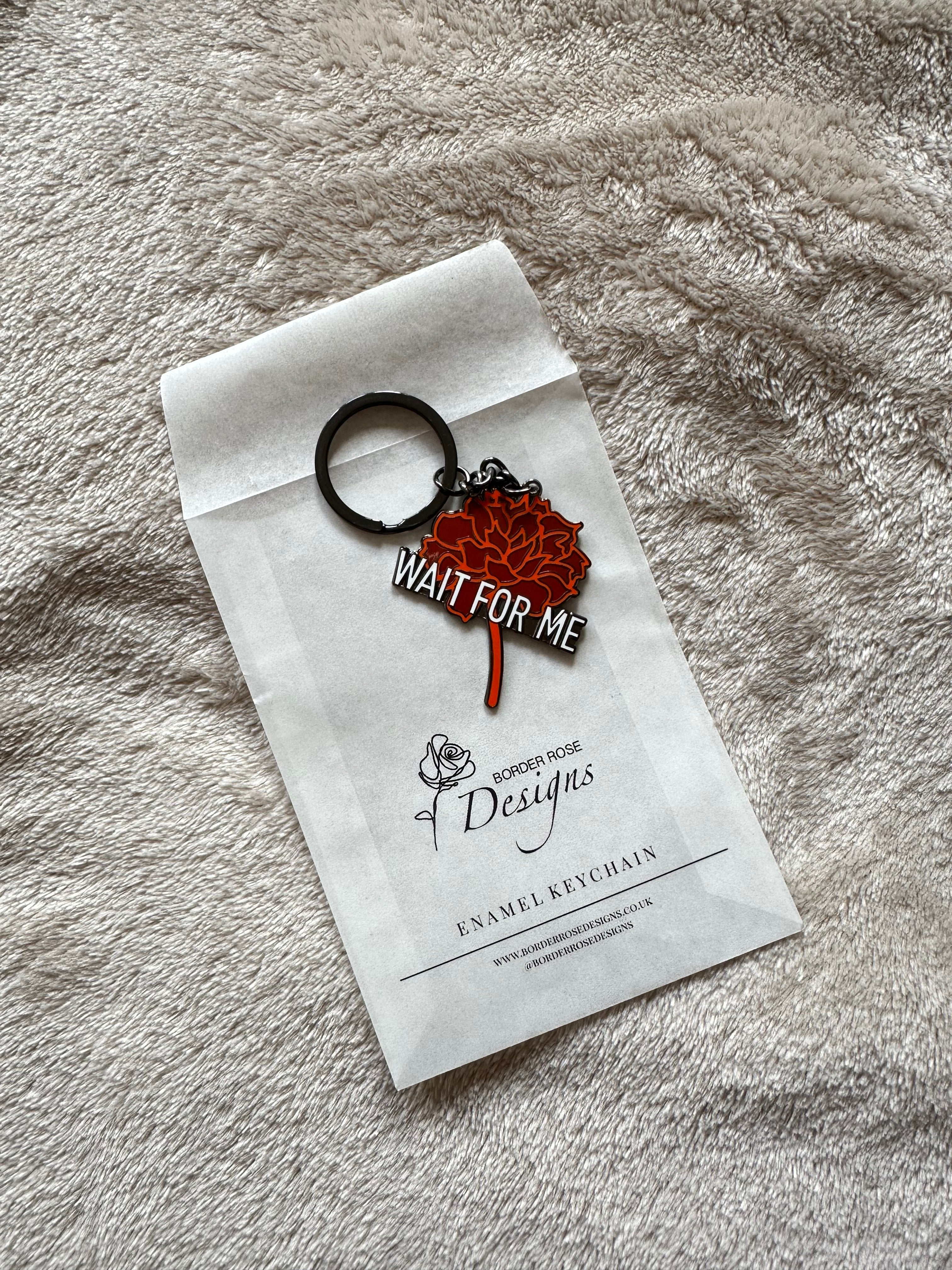 Wait For Me Hadestown Enamel Keychain