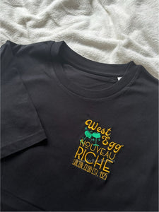 West Egg New Money The Great Gatsby Unisex Embroidered T Shirt