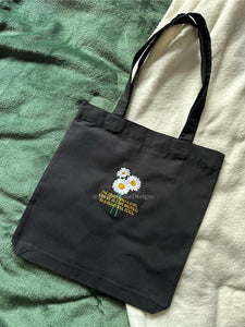 Beautiful Fool Daisy Buchanan Great Gatsby Embroidered Tote Bag