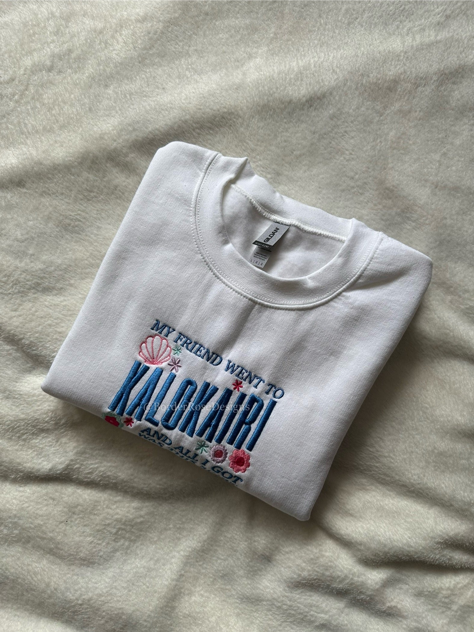 Kalokairi Souvenir Mamma Mia Unisex Embroidered Sweatshirt