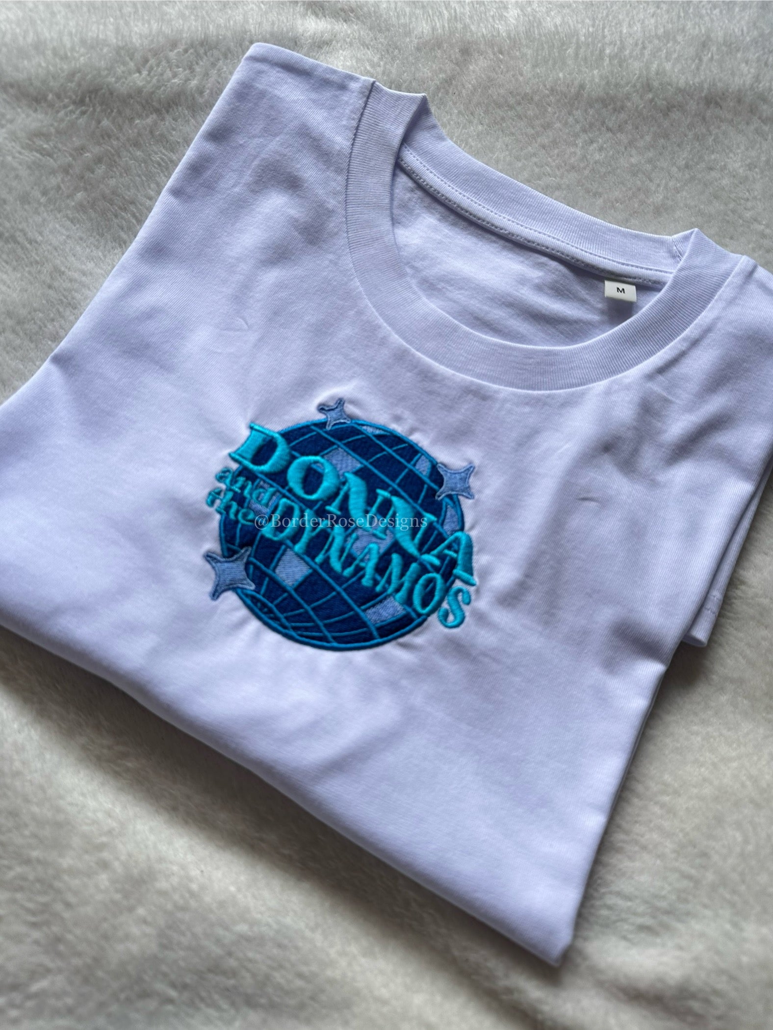 Donna and the Dynamos Mamma Mia Unisex Embroidered T Shirt