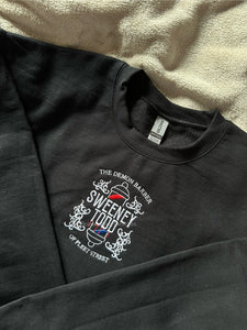 Sweeney Todd Demon Barber Unisex Embroidered Sweatshirt