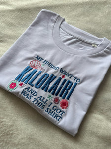 Kalokairi Souvenir Mamma Mia Unisex Embroidered T Shirt