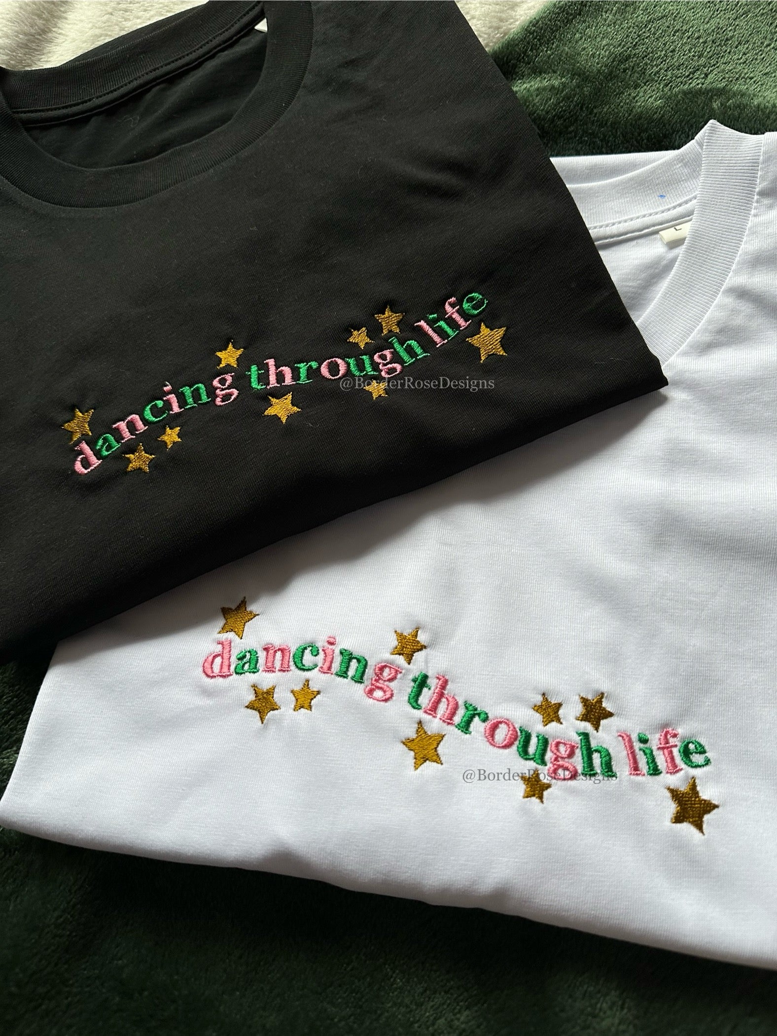 Dancing Through Life Wicked Unisex Embroidered T Shirt