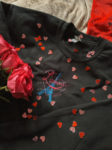 L'Amour Moulin Rouge Unisex Embroidered Sweatshirt