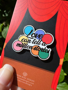 A Million Stories Falsettos Enamel Pin Badge