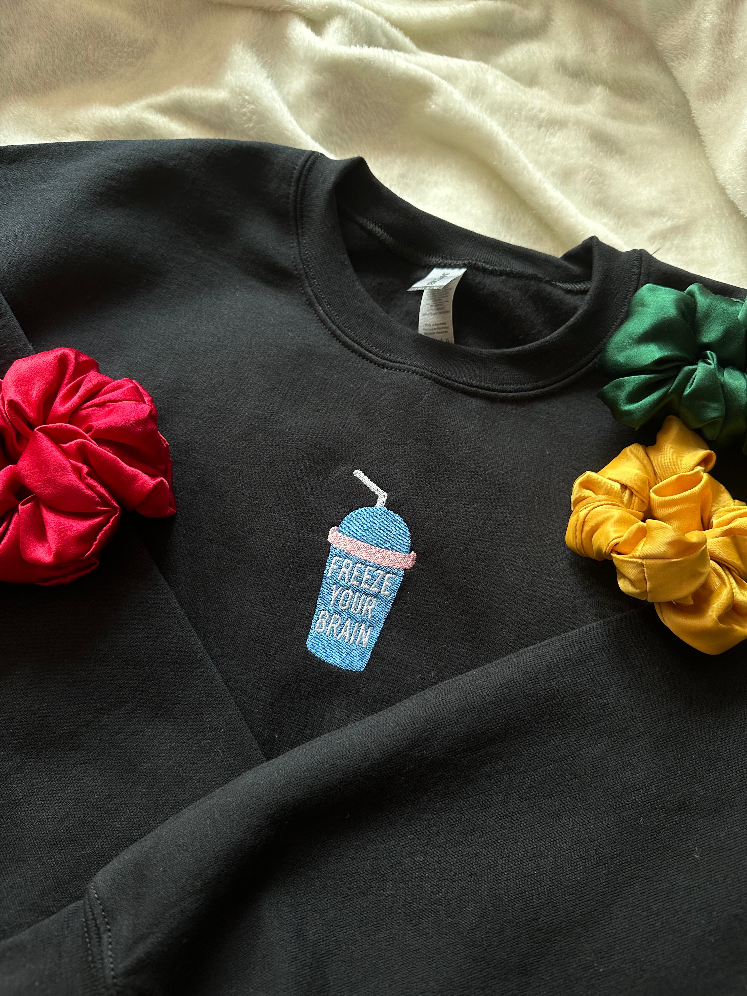 Freeze Your Brain Heathers Unisex Sweatshirt