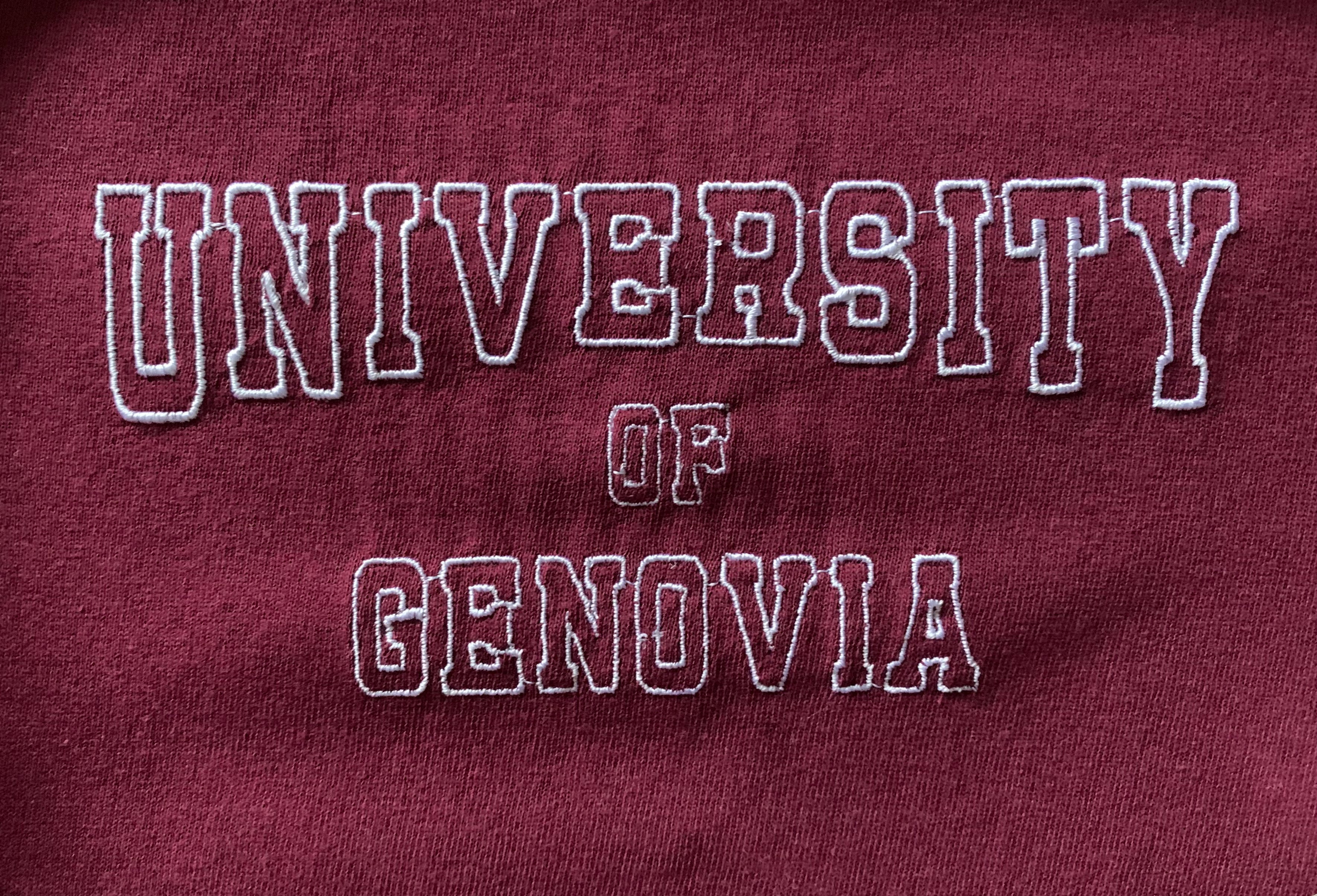 University of Genovia Unisex Embroidered Sweatshirt