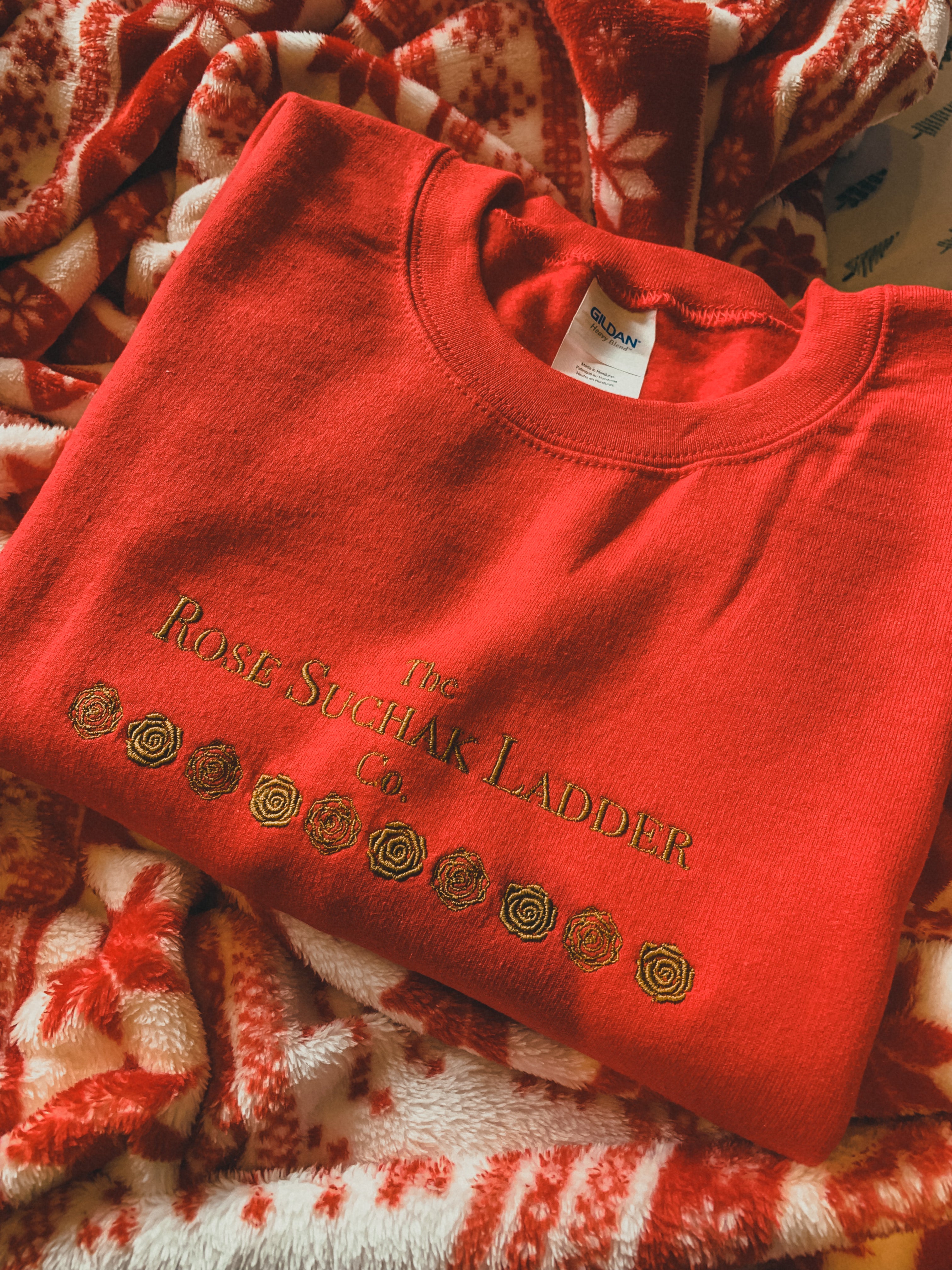 Rose Suchak Ladder Unisex Embroidered Sweatshirt