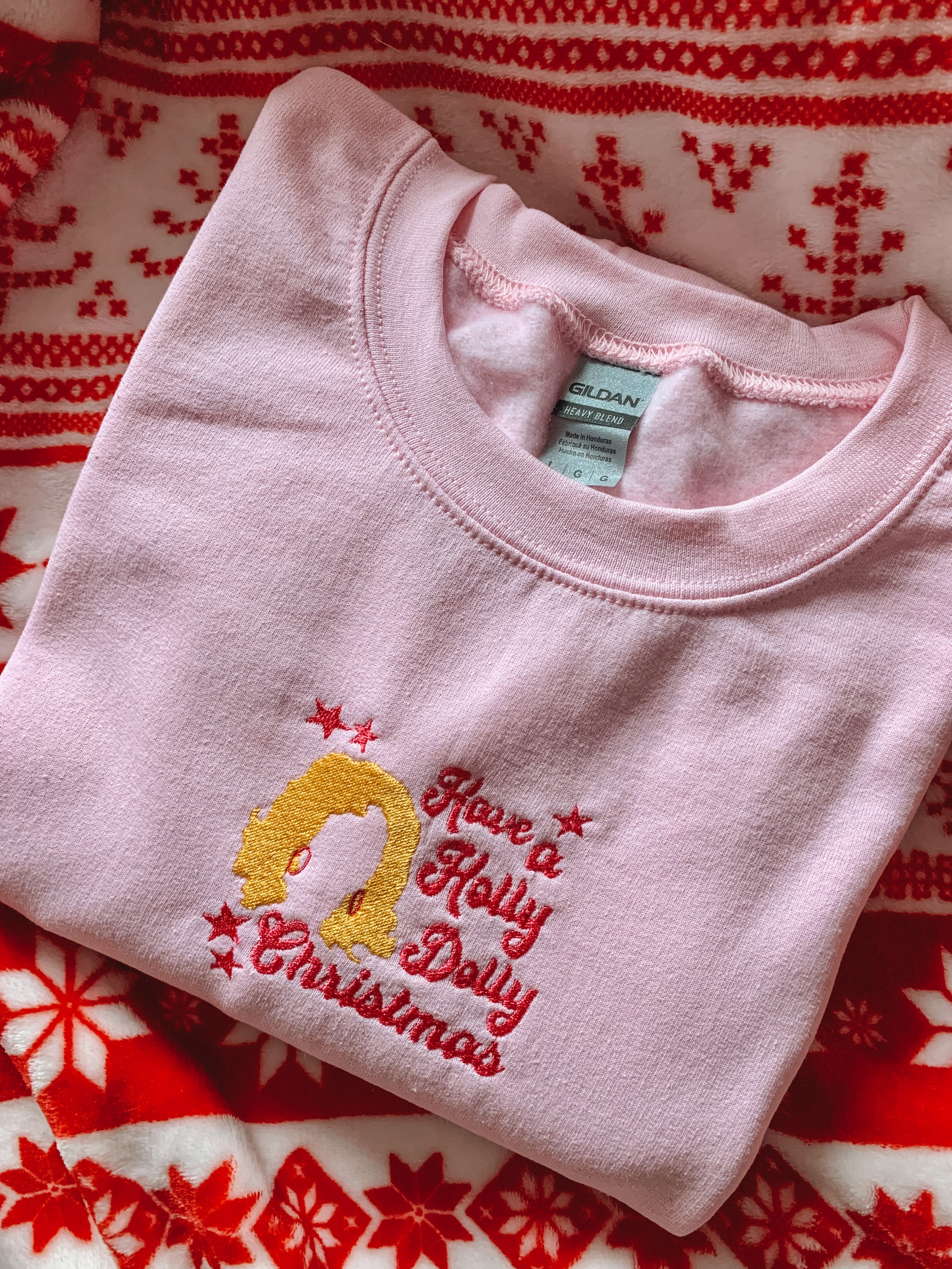 Holly Dolly Christmas Unisex Sweatshirt