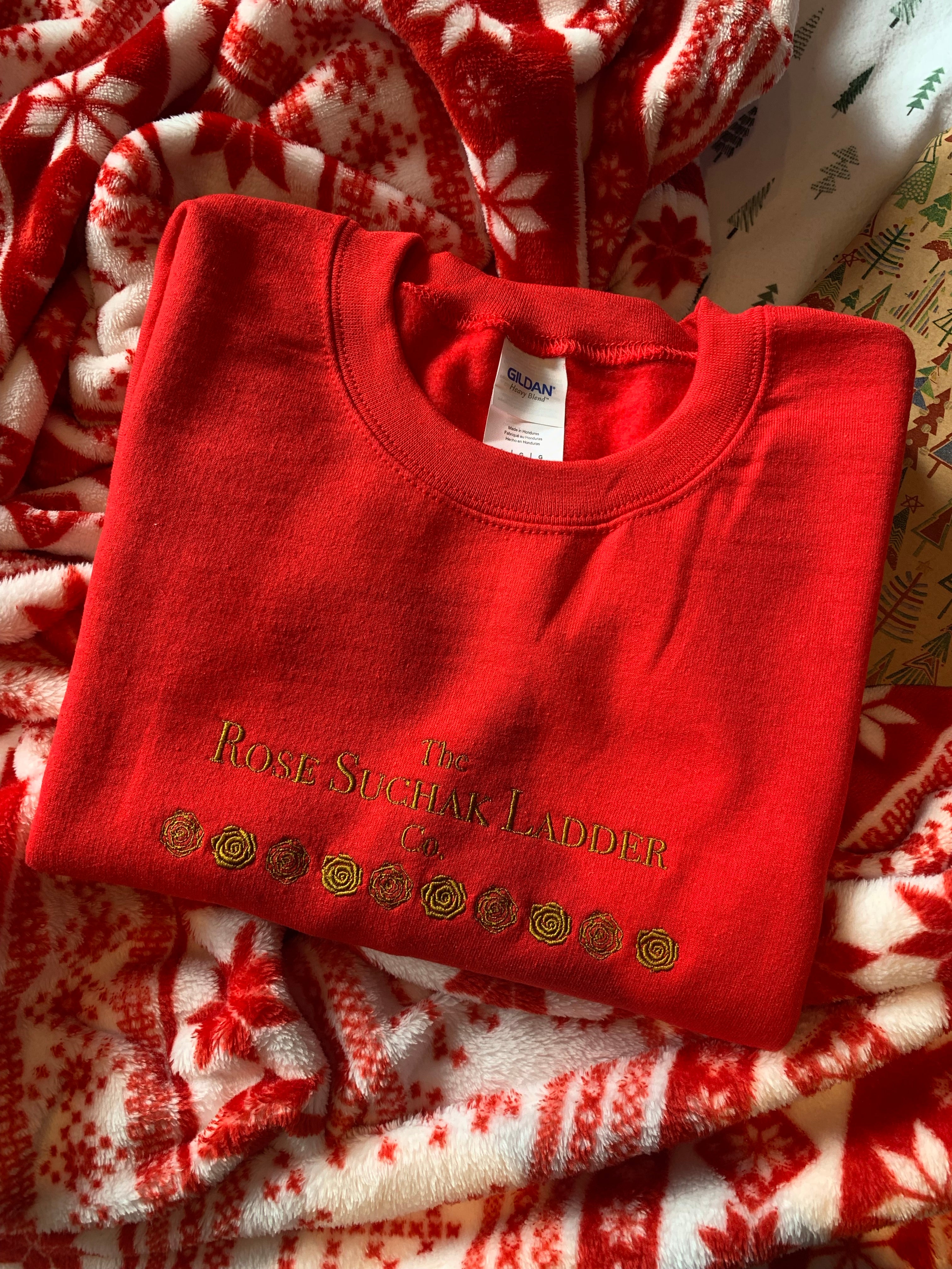 Rose Suchak Ladder Unisex Embroidered Sweatshirt