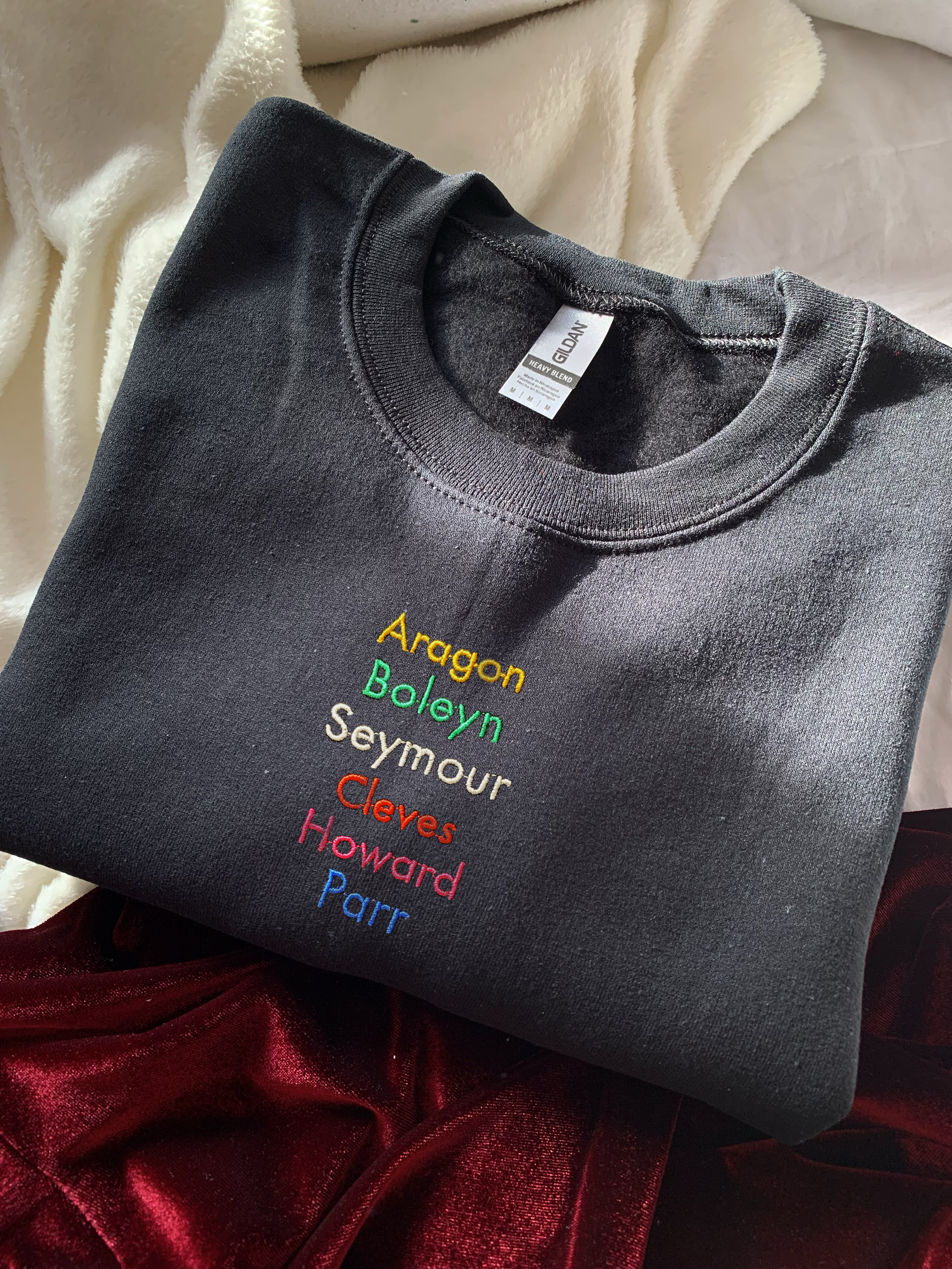 Six Queens Embroidered Unisex Sweatshirt
