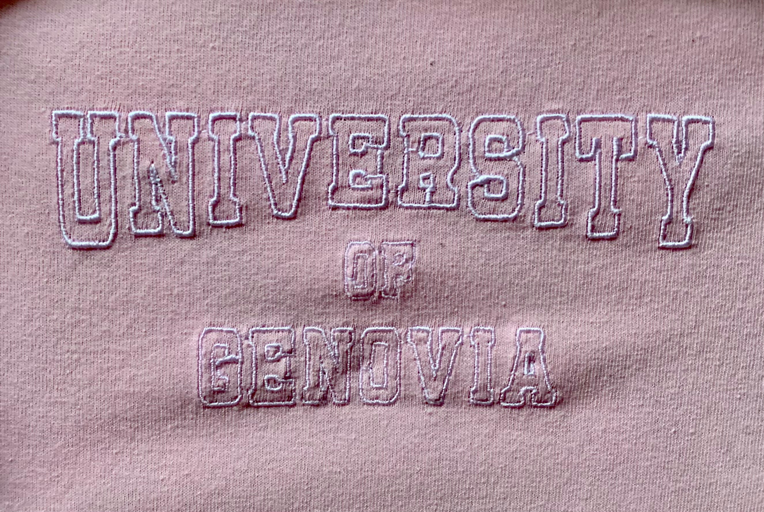 University of Genovia Unisex Embroidered Sweatshirt